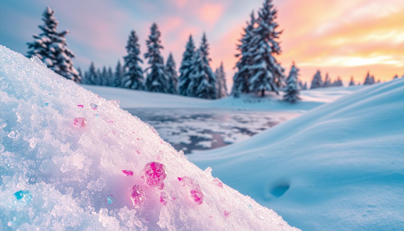 snow that falls in colors other than white